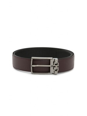 FERRAGAMO 페라가모 간치니 남성 양면 벨트 67A037 0779991 (프리컷팅)