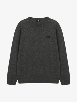 NT7AQ53D 남성 리울 스웨터 CHARCOAL GREY