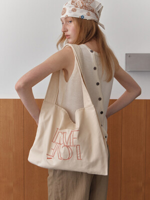 LOU CANVAS BAG_IVORY