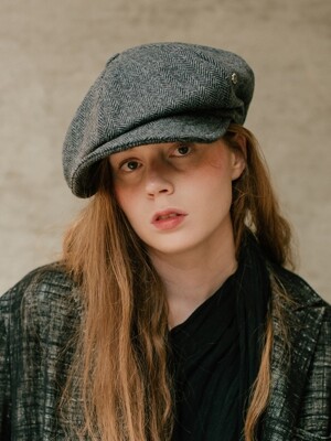 Volume newsboy cap - Gray