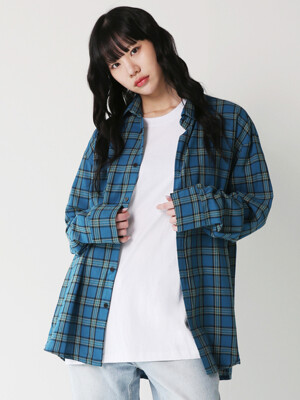 BLUE CLASSIC CHECK SHIRTS (BLUE)