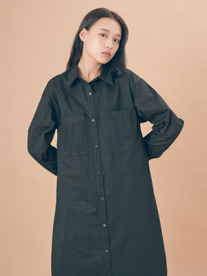 POCKET SHIRTS ONE-PIECE 포켓 셔츠원피스