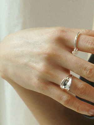lorher tag Ring _ silver