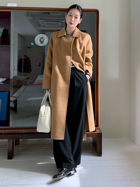 프론트로우 [Premium] Cashmere-blend Handmade Coat_3color