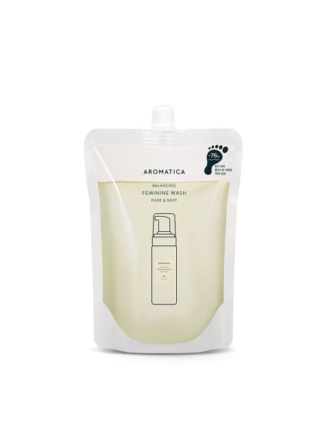 바디케어 - 아로마티카 (AROMATICA ) - 아로마티카 퓨어 앤 소프트 여성청결제 리필 500ml