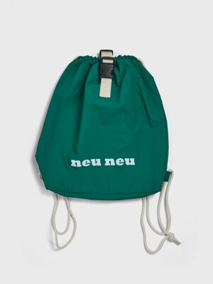 neuneu drawstring bag - green