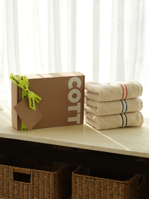 생활용품 - 코틀리 (COTTLY) - premium towel gift set(3p)_odinary