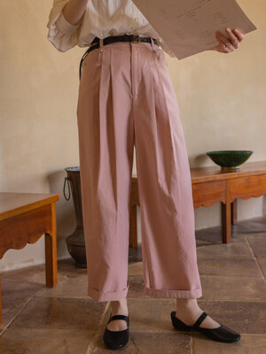 DALLAS tencel baggy pants_pink