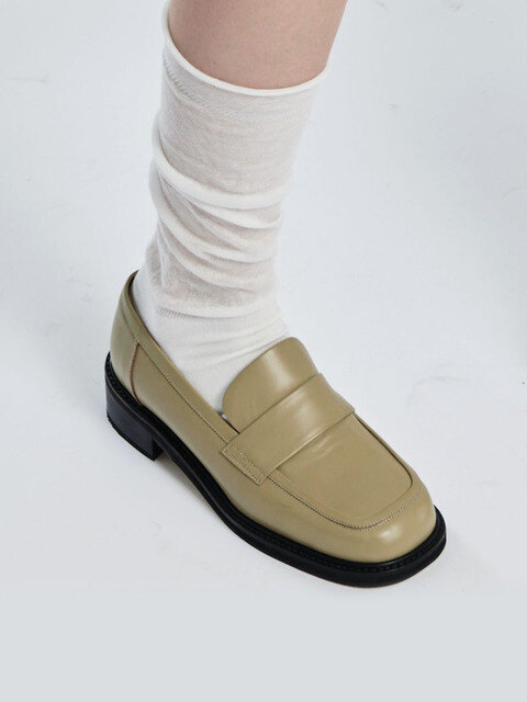 로퍼 - 러프스와치 (ROUGH SWATCH) - FORD BASIC LOAFER_OLIVE BEIGE/RSS04BE