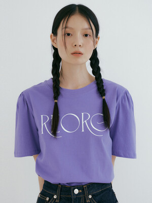 TIR REORG LINE PUFF T-SHIRTS PURPLE