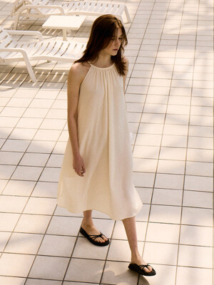 [Comfort] Wrinkle Sleeveless Dress_2color