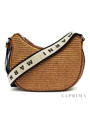 [MARNI] 마르니 라피아 베이 스몰 숄더백 SBMQ0072Q1-P3860-ZO444
