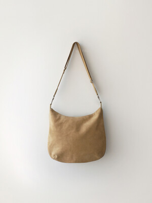 [단독]Balloon suede bag (Beige)