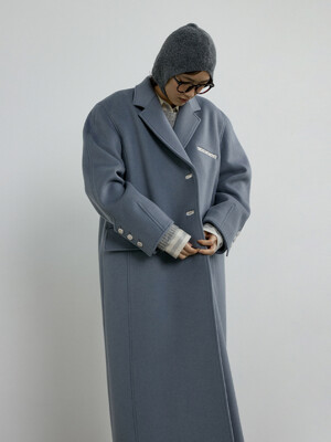 Mori coat Smoke blue