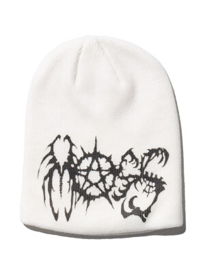 PENTAGRAM SHORT BEANIE MWHAC001-WT