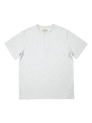 Utility Henly neck T-Shirts (White)