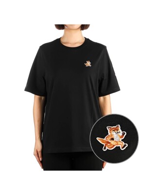 [메종키츠네] 24SS (MW00119KJ0008 BLACK) 여성 스피디 폭스 반팔 티셔츠