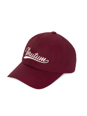 HW-BC171 : Wave Logo Ball CapㅣBurgundy