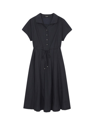 waist string short-sleeved dress- U1F22WOP160