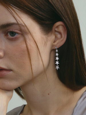 [Silver925] Trsat Rising Star Long Earrings