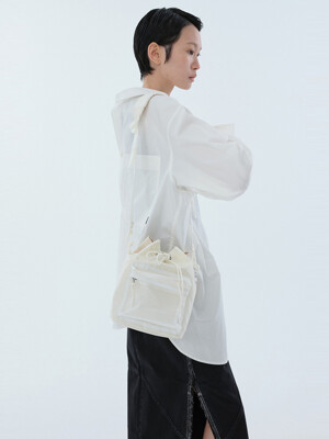 Airbag Mesh Bucket bag_RYBAM24813IVX