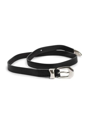25SS 아워레가시 가죽 벨트 A2208BBLA BLACK DOM
