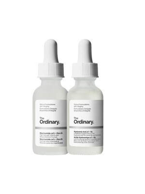 스킨 서포트 세트 (나이아신아마이드 10％ + 징크 1％, 히알루로닉 애시드 2％ + B5)
