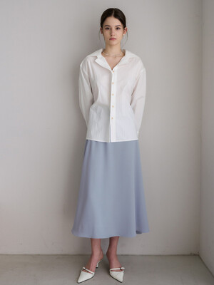 Lautre Laura  Lightblue Flare Skirt