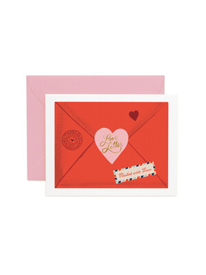 라이플페이퍼 Love Letter Card 사랑 카드