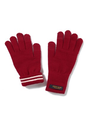 Long-Touch Gloves - Red