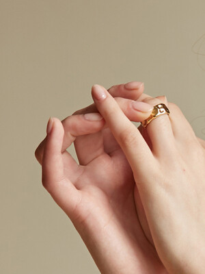 Marshmallow Gold Ring