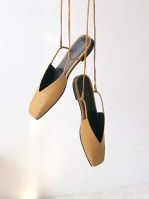 VIVA strap flat shoes_cb0026_mustard