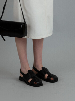 Puzzle sandals Black