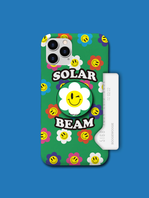 부기우기 슬림카드 케이스 - 솔라빔 그린(Solar Beam Green)