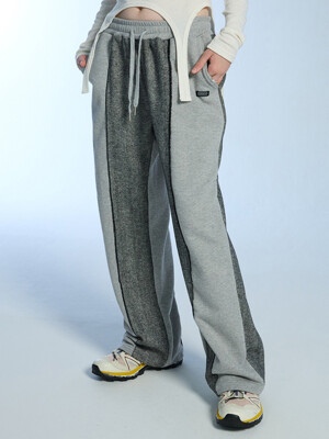 HERRINGBONE CUTTING PANTS (GRAY)