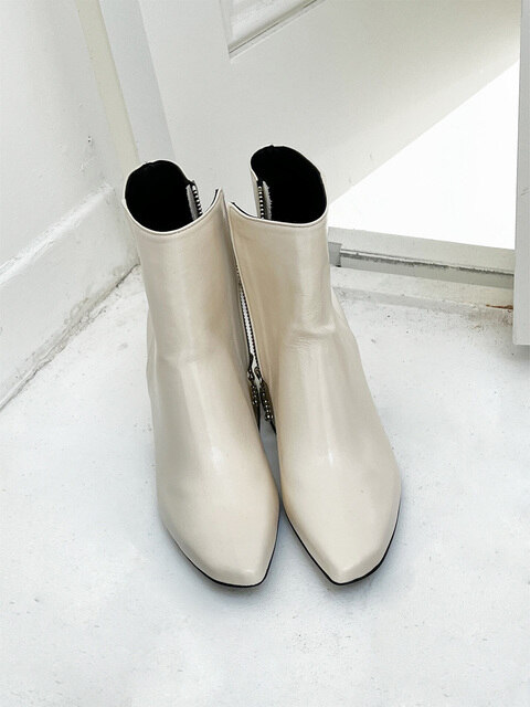 부츠 - 이에이에 (yieyie) - Y.12 Jane Ankle Boots / Y.12-B01 / MILK