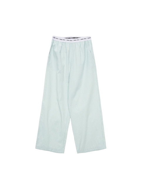 라운지웨어 - 마뗑킴 (Matin Kim) - COMFORT PAJAMA STRIPE PANTS IN GREEN