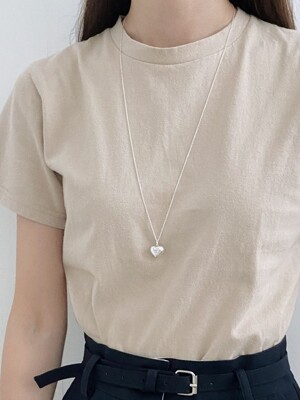 Heart long necklace
