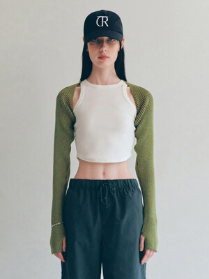 TWO-WAY BOLERO [OLIVE]