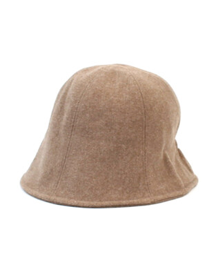 Simple Wool Beige Bucket Hat 버킷햇