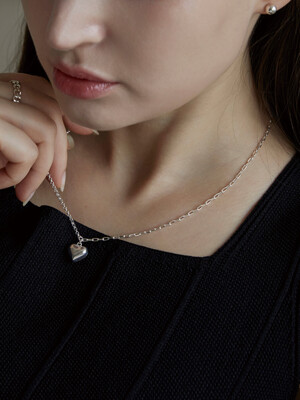 Noah 925 Silver Heart Necklace