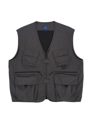 OXFORD COMPACT CAMPER VEST (DARK GREY)