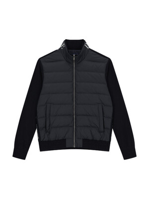 HYBRID KNIT DOWN JACKET - NAVY (MEN)