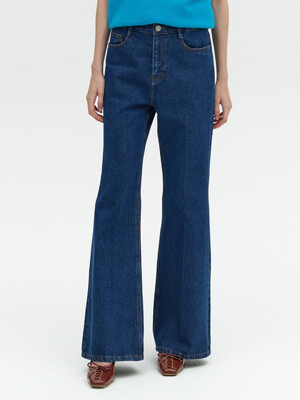 BELL BOTTOM DENIM PANTS_BLUE