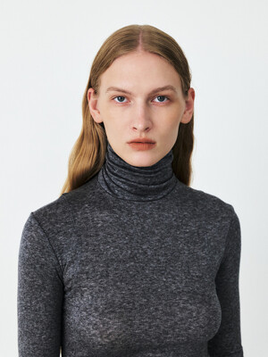 TFF ARMHOLE STITCH SLIM TURTLE NECK TOP_5COLORS