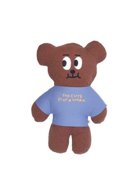 몽슈슈 Dumb Bear Big Cushion