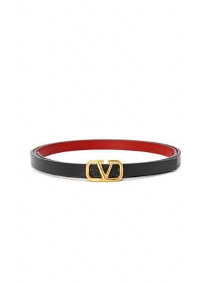 VALENTINO 발렌티노  V 로고 시그니처 여성 양면 벨트 6W2T0SA9ZFR 0SM