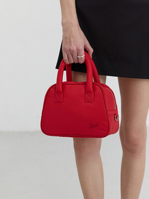 NYLON BOSTON TOTE BAG RED_UDBA5E212R2