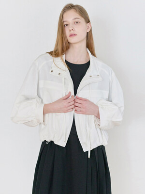 25N summer crop blouson [WH]