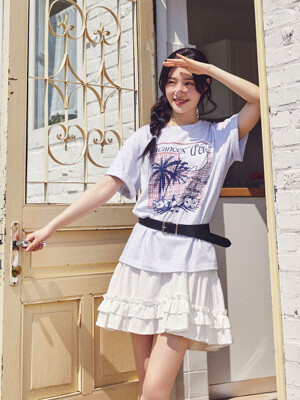 코코넛 트리 아트웍 반팔 티셔츠 NEW5ME608